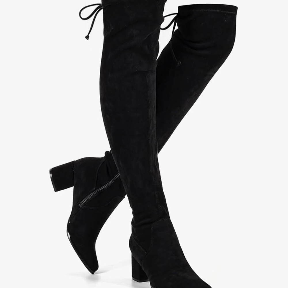 Elegant Black Over-the-Knee Boots